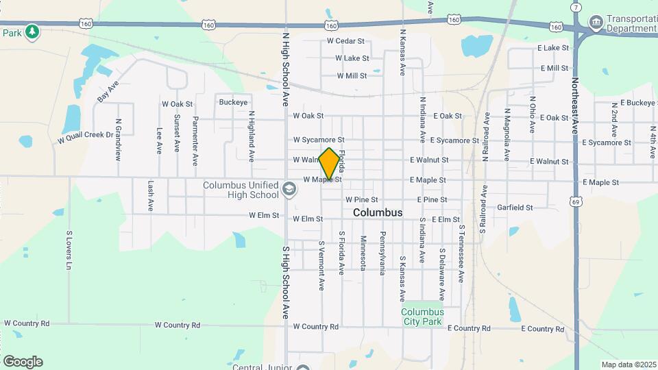 416 W Maple St Map and Location Details