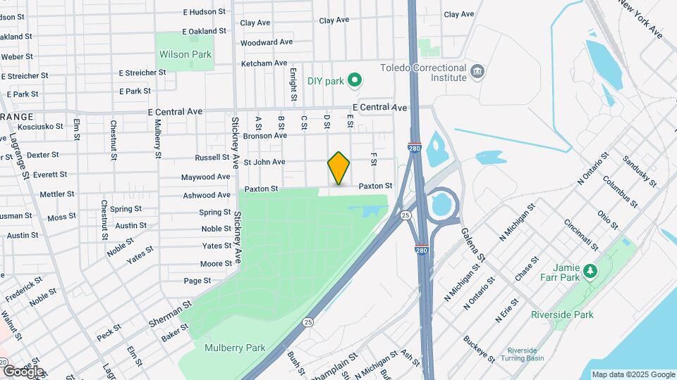 1212 Paxton St Map and Location Details