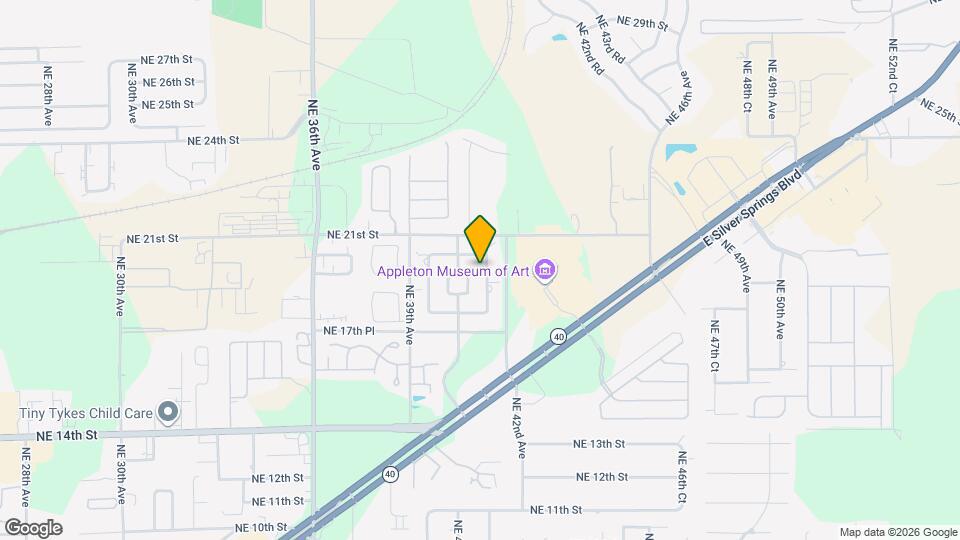 1862 NE 40th Ct Map and Location Details