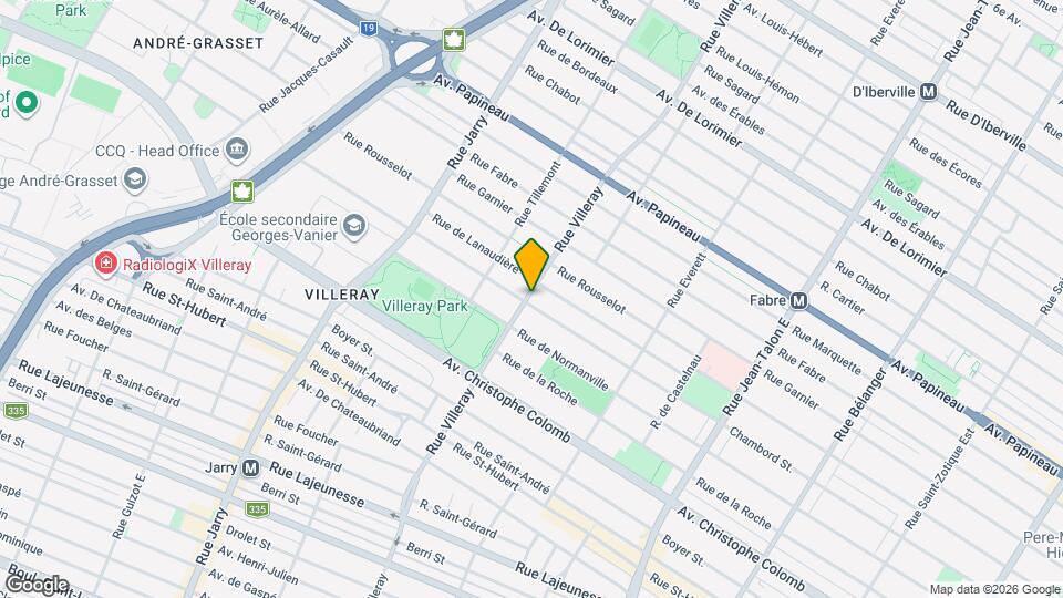 1300-1310 Villeray Rue Map and Location Details