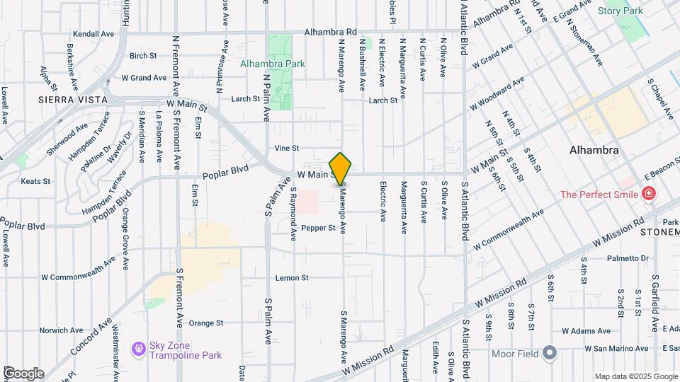 19 S Marengo Ave Mapa y Detalles de la Ubicación
