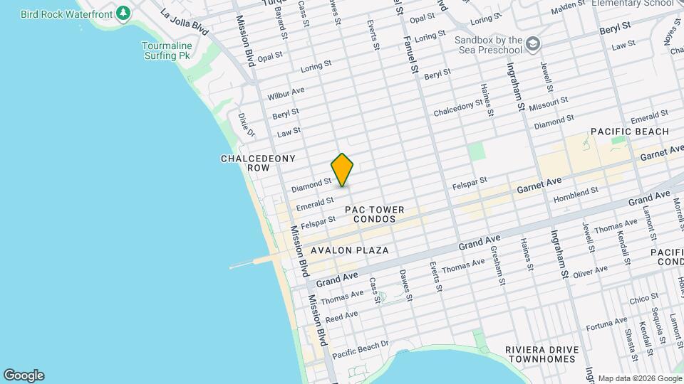 966 Emerald St Map and Location Details