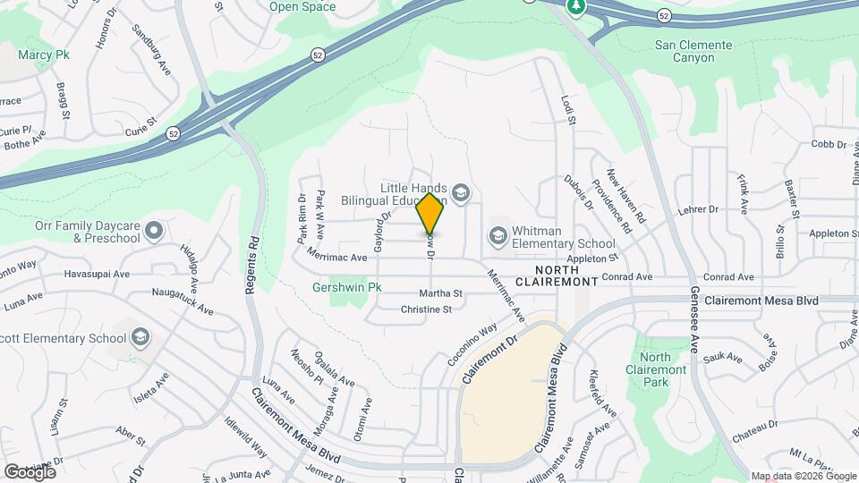 6325 Morlan St Map and Location Details