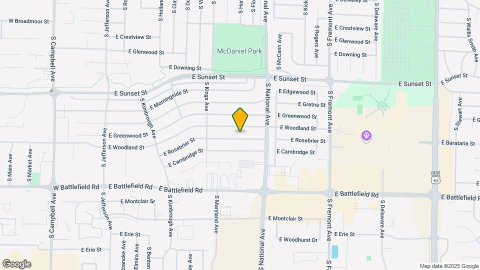 1117 E Rosebrier St Map and Location Details