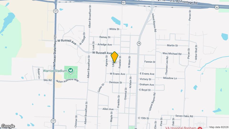 1916 Liberty St Map and Location Details