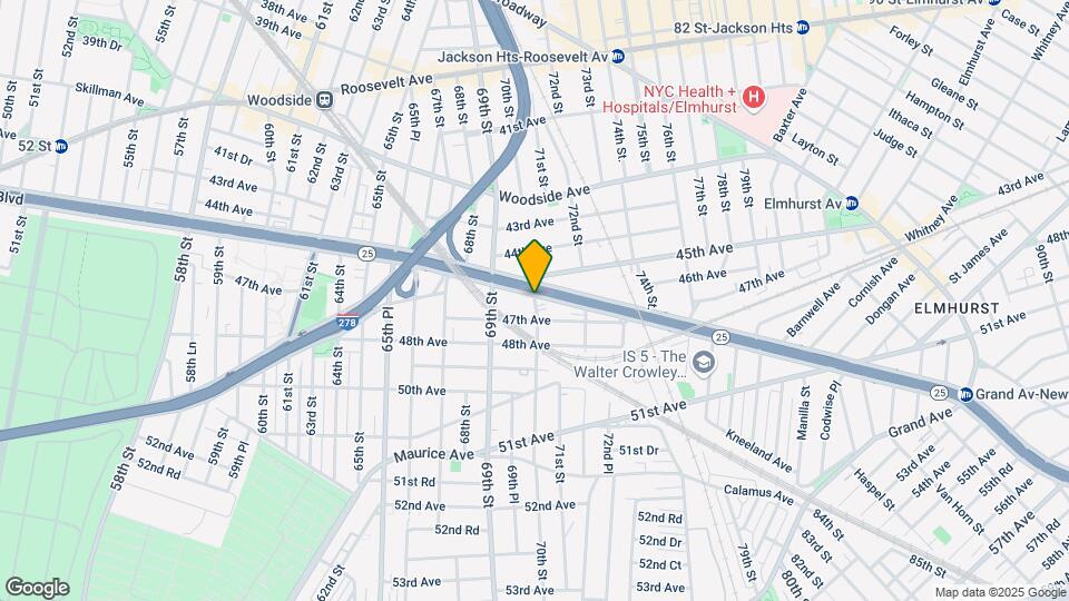 46-12 70th St Map and Location Details