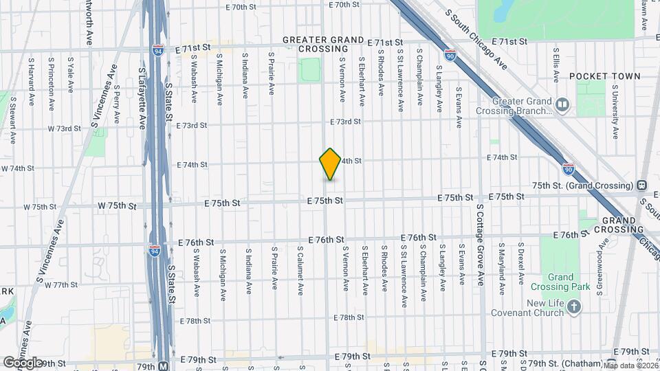 7437 S King Dr, Unit 1E Mapa y Detalles de la Ubicación