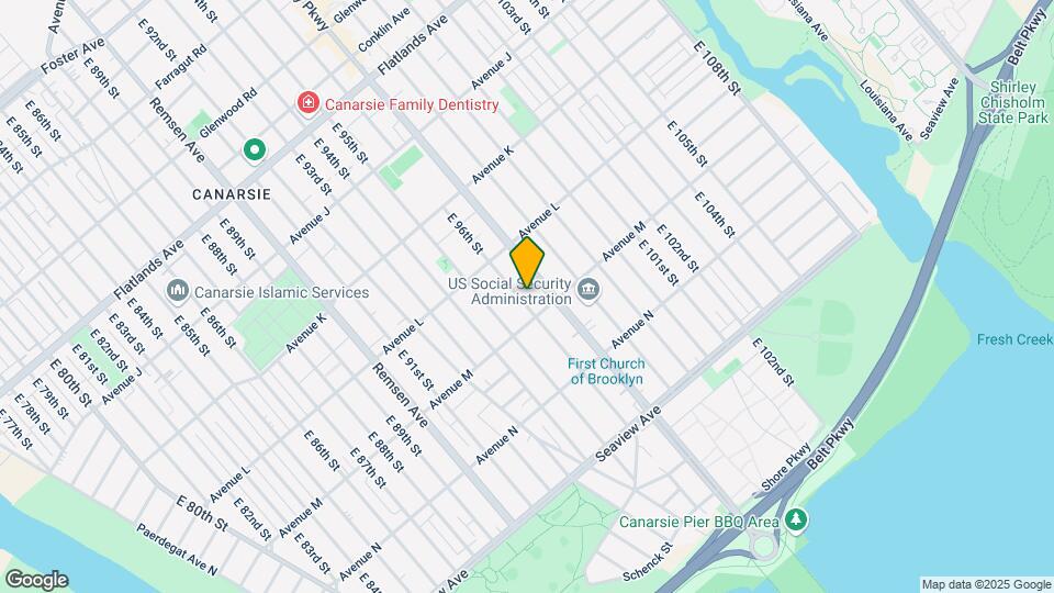 1459 E 96th St Map and Location Details