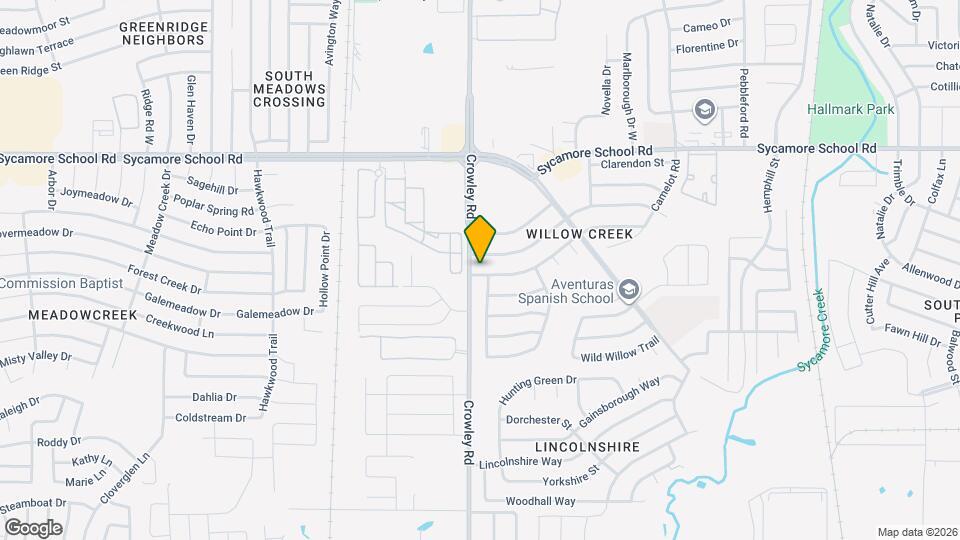 1940 Willow Vale Dr Map and Location Details