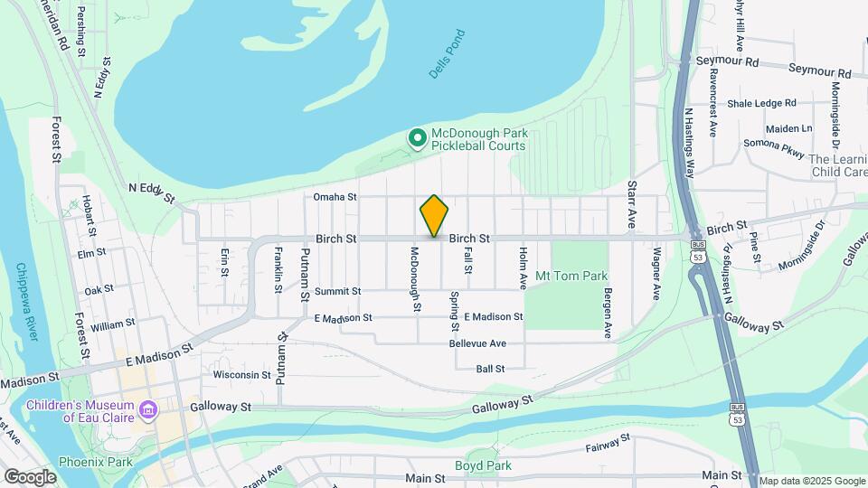 1417 Birch St Mapa y Detalles de la Ubicación