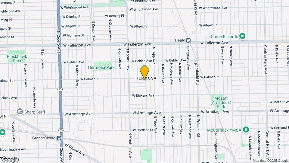 2154 N Kildare Ave Map and Location Details