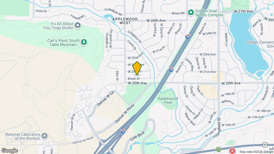 13841 Braun Dr Map and Location Details