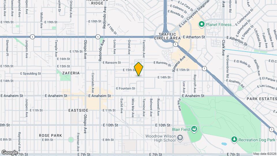 3930 E 14th St Map and Location Details