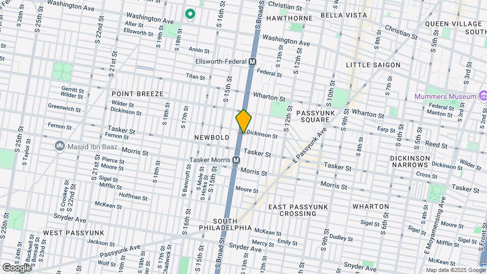 1511 S Broad St Map and Location Details