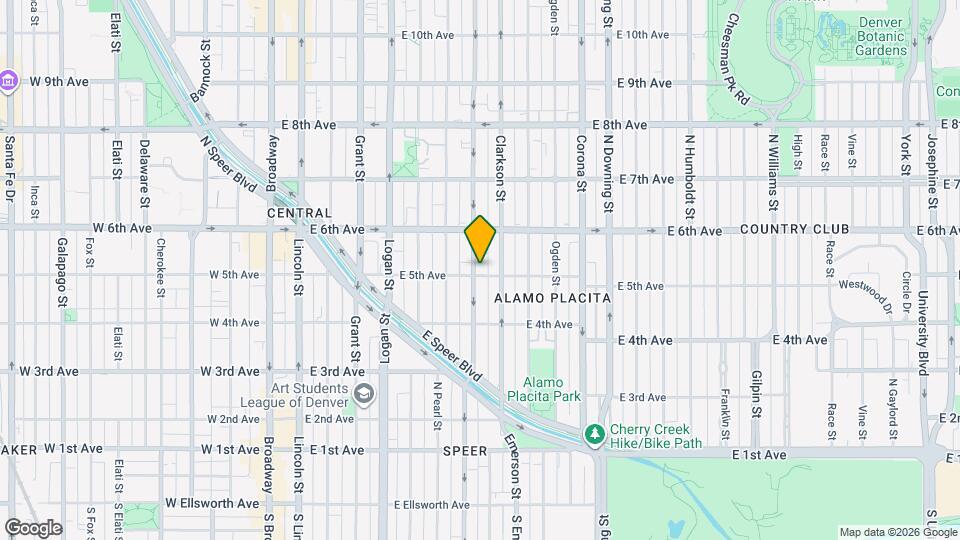 500 N Washington St Map and Location Details