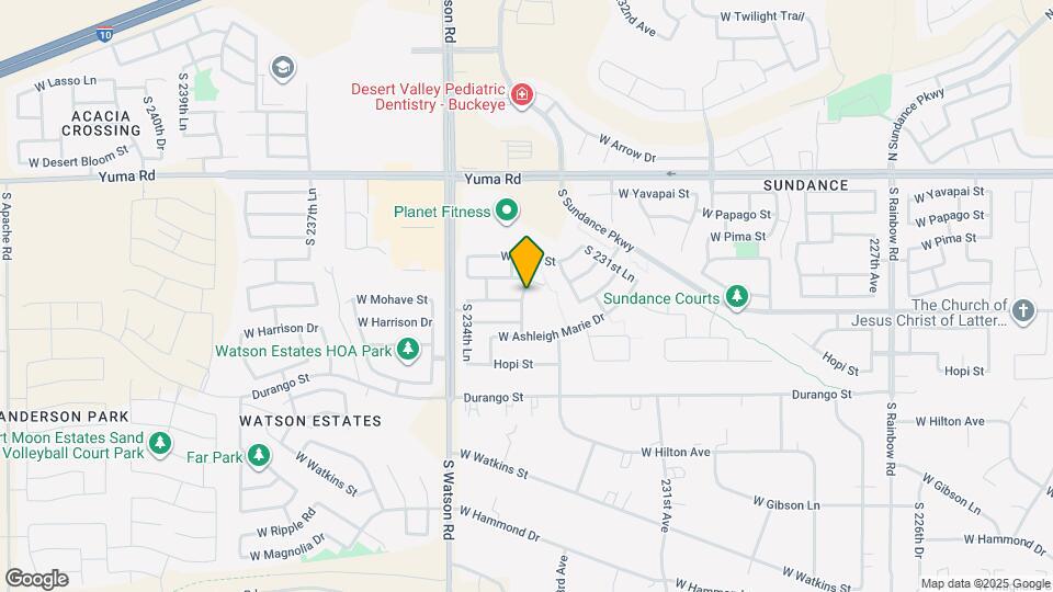 1641 S 233rd Ln Map and Location Details