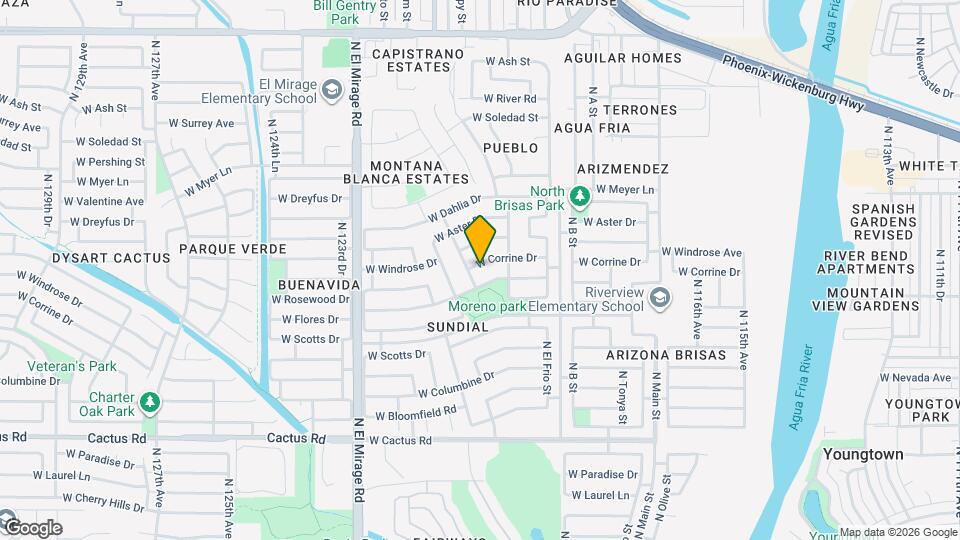 12029 W Corrine Dr Mapa y Detalles de la Ubicación