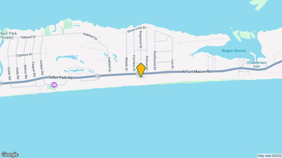 101 Salter Path Rd Map and Location Details