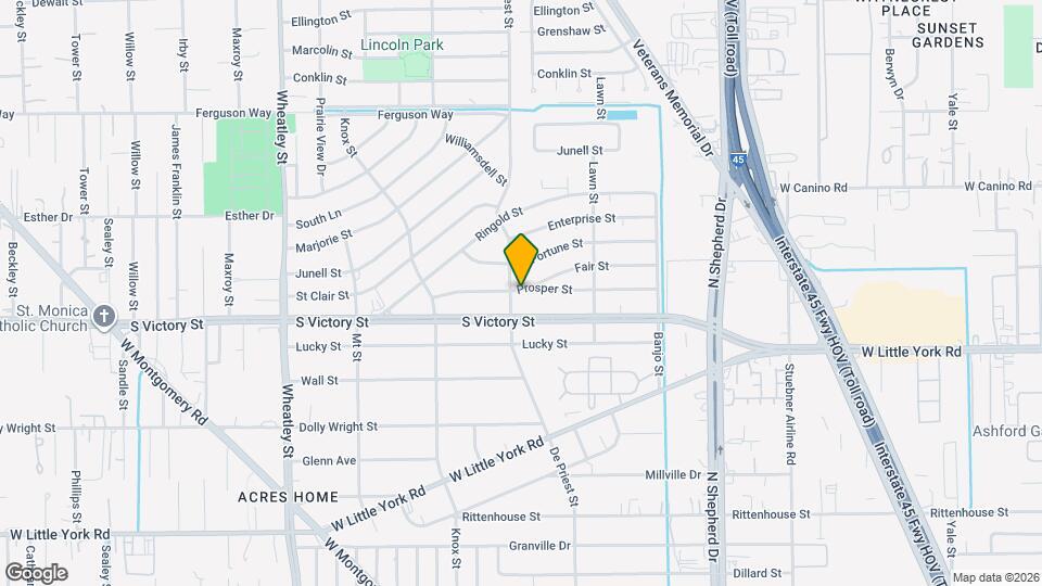 863 Prosper St Map and Location Details