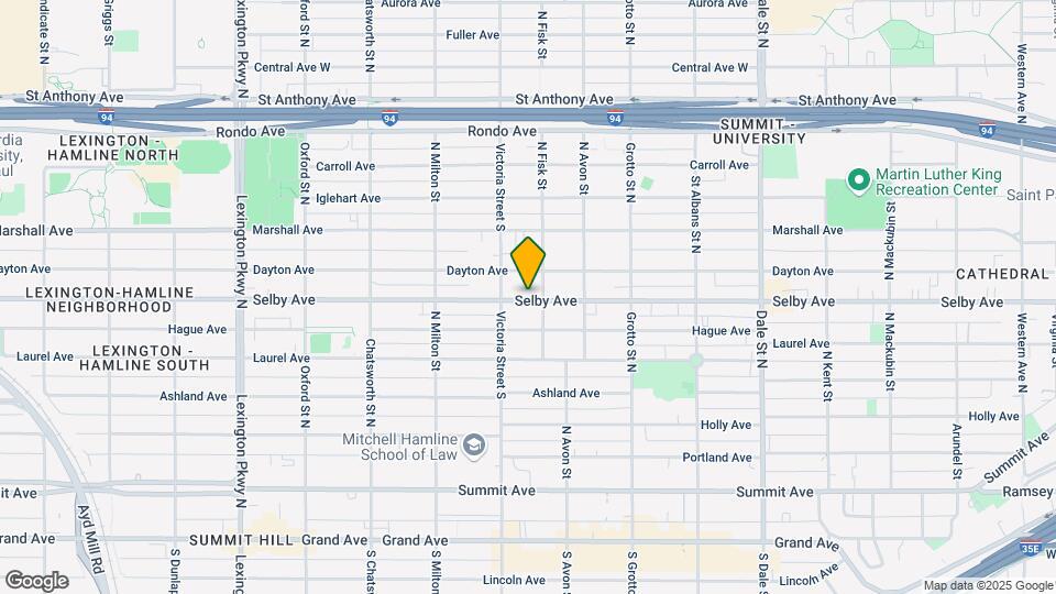 835 Selby Ave Map and Location Details
