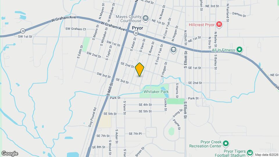 214 S Rowe St Map and Location Details