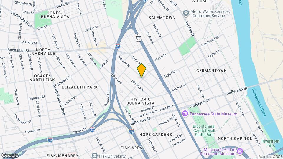 902 Cheatham Pl Map and Location Details