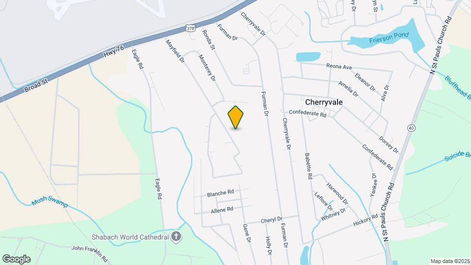 1165 Mayfield Dr Map and Location Details