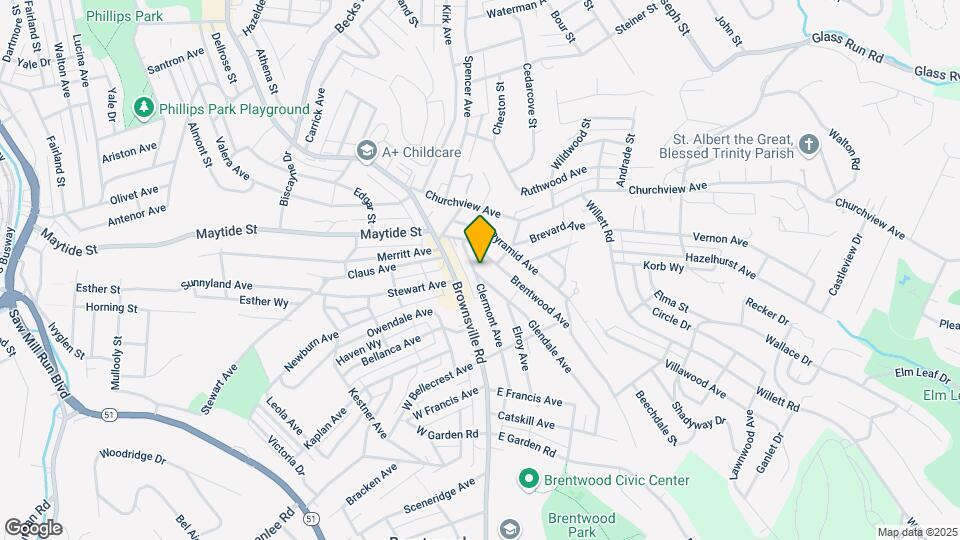 2835 Glendale Ave Map and Location Details
