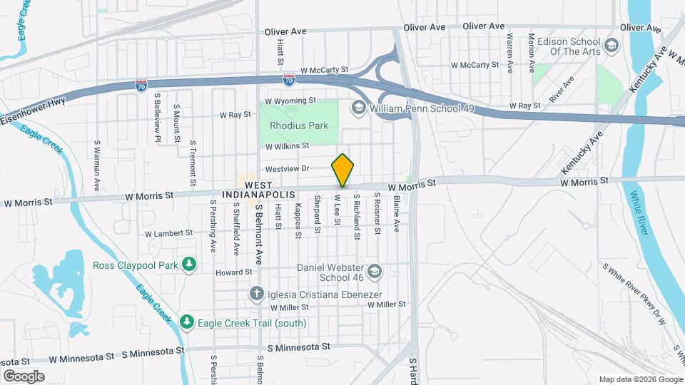 1755 W Morris St Map and Location Details