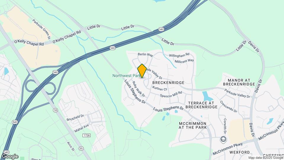 608 Sutter Gate Ln Map and Location Details