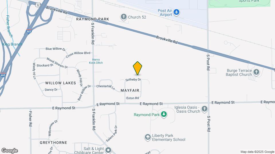 8360 Sotheby Dr Map and Location Details