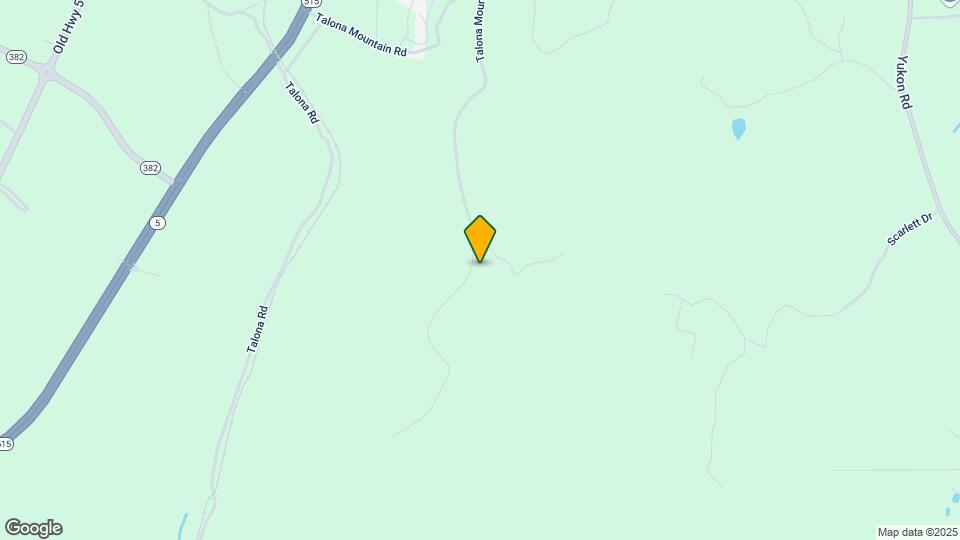 1409 Talona Mountain Rd Map and Location Details