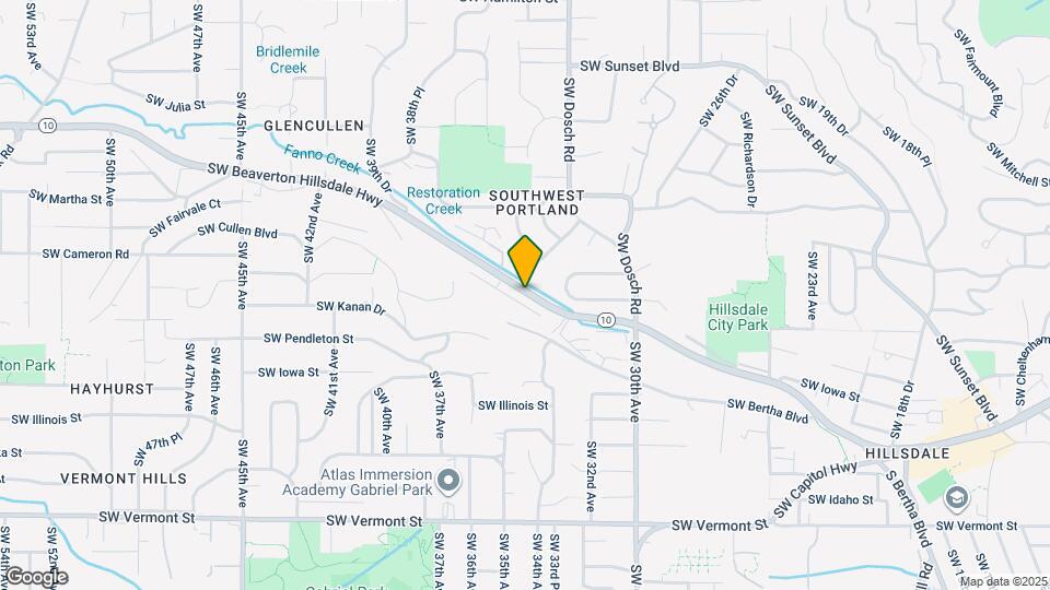 3404 SW Beaverton Hillsdale Hwy Map and Location Details