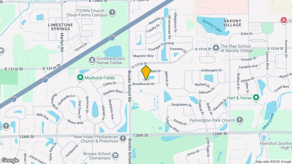 12628 Brookhaven Dr Map and Location Details