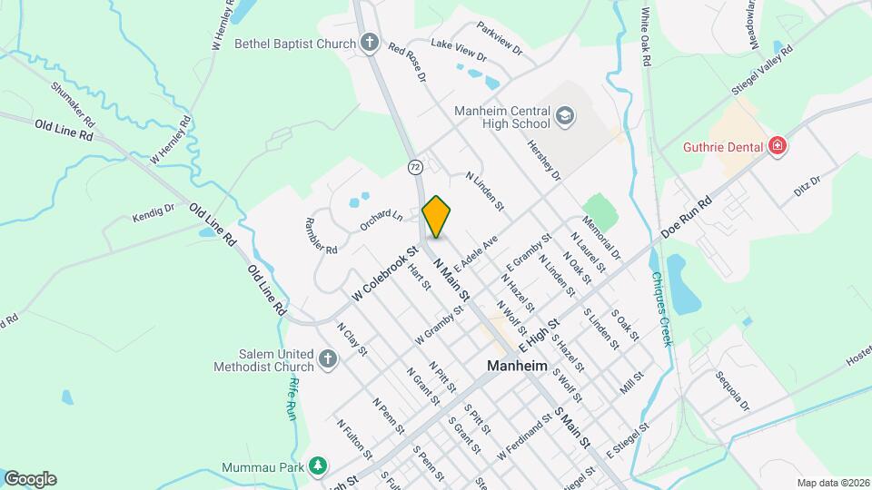 179 N Main St, Unit 1st Floor Map and Location Details