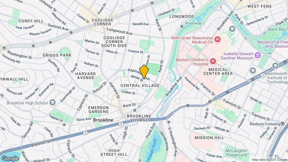 45 Brook St, Unit 1 Map and Location Details