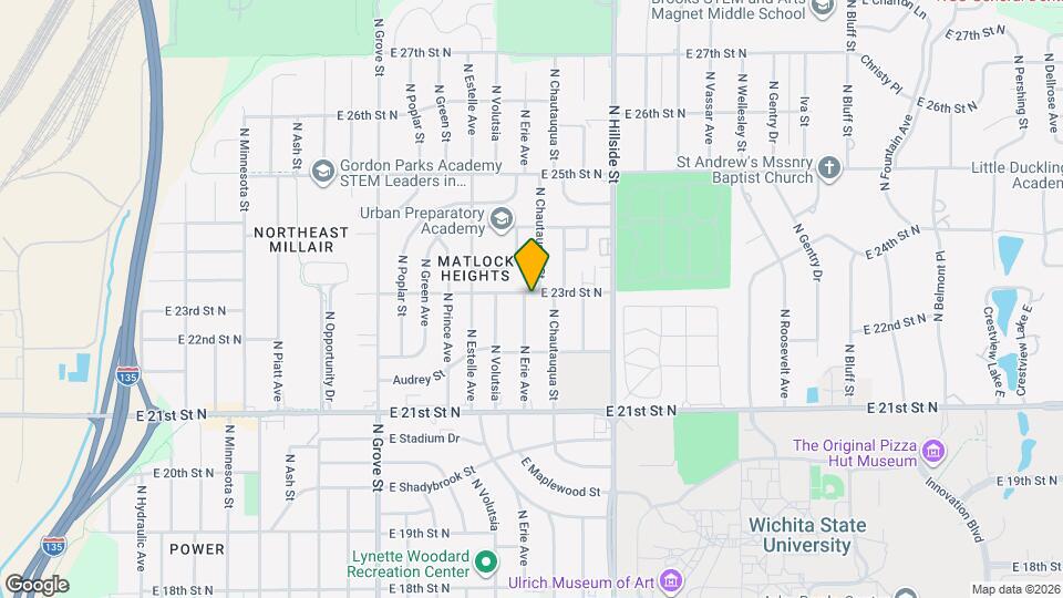 2368 N Erie Ave Map and Location Details