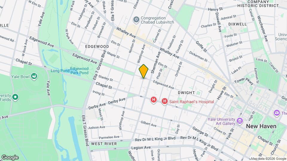 57 Hotchkiss St, Unit 1E Map and Location Details