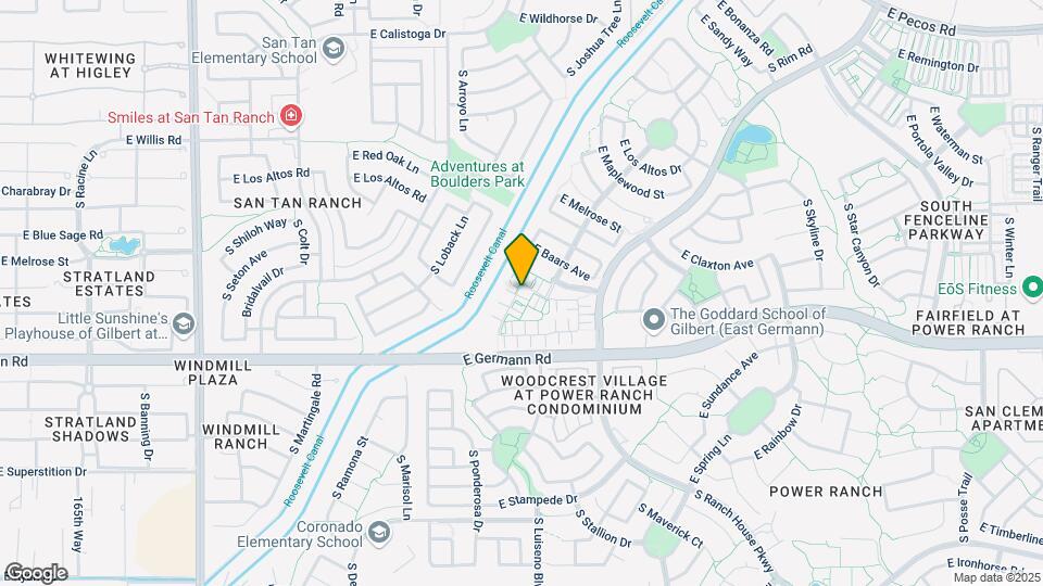 3889 S Napa Ln Map and Location Details