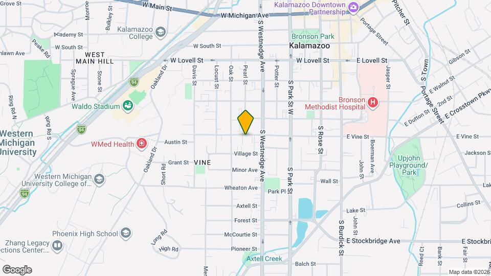 603 W Vine St Map and Location Details