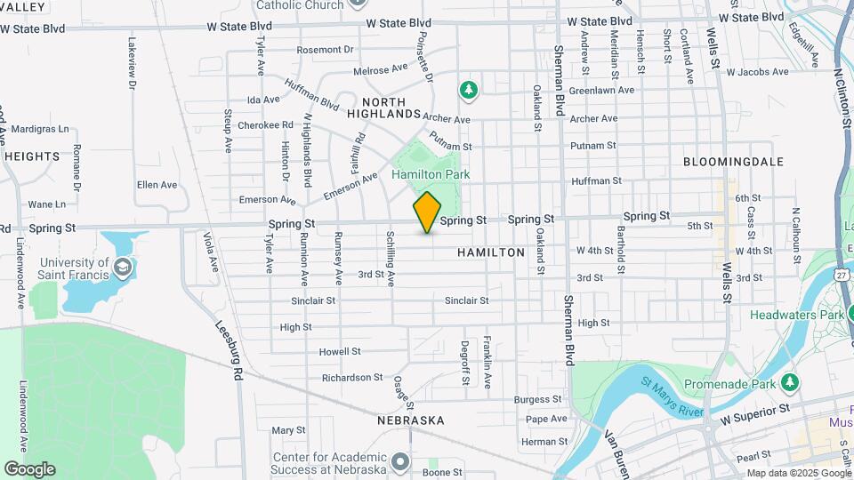 1410 W 4th St Map and Location Details