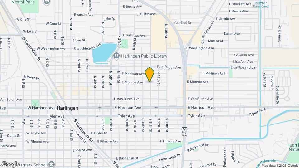 1022 E Monroe Ave Mapa y Detalles de la Ubicación