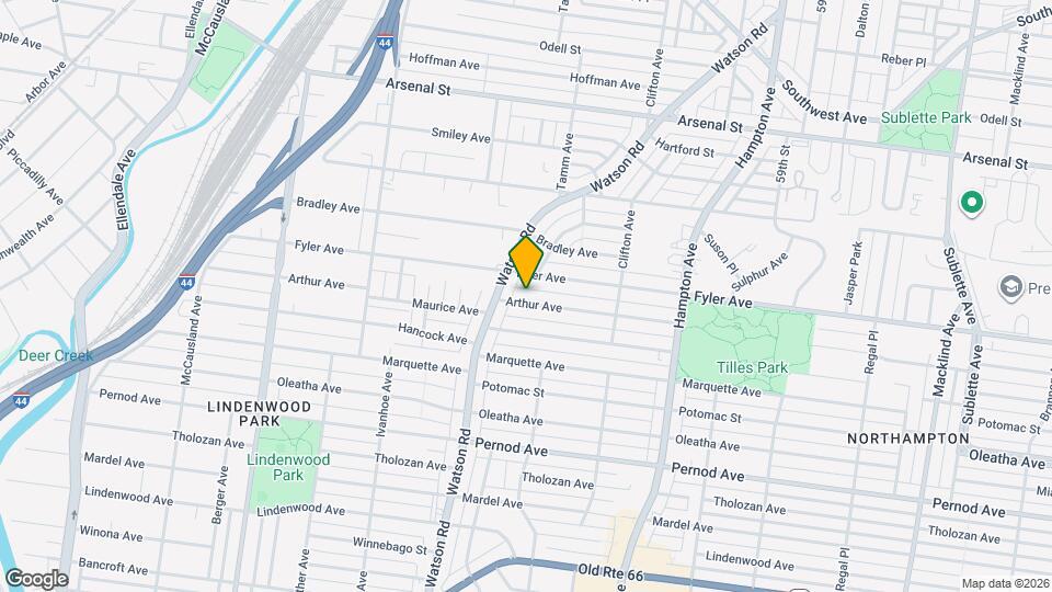 6425 Arthur Ave Map and Location Details