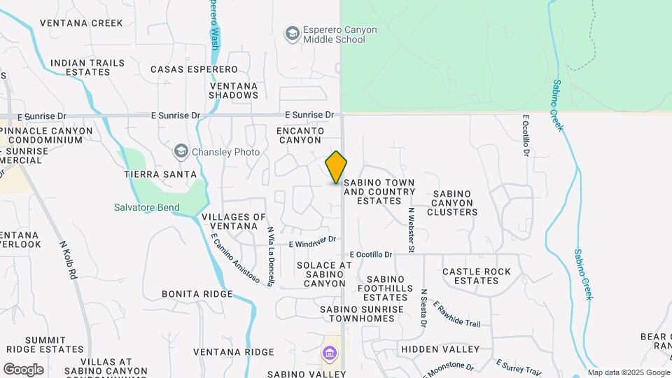 Sunrise Casitas Map and Location Details