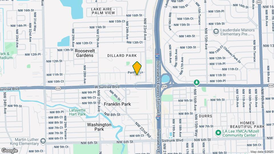 1050 NW 23rd Way Map and Location Details