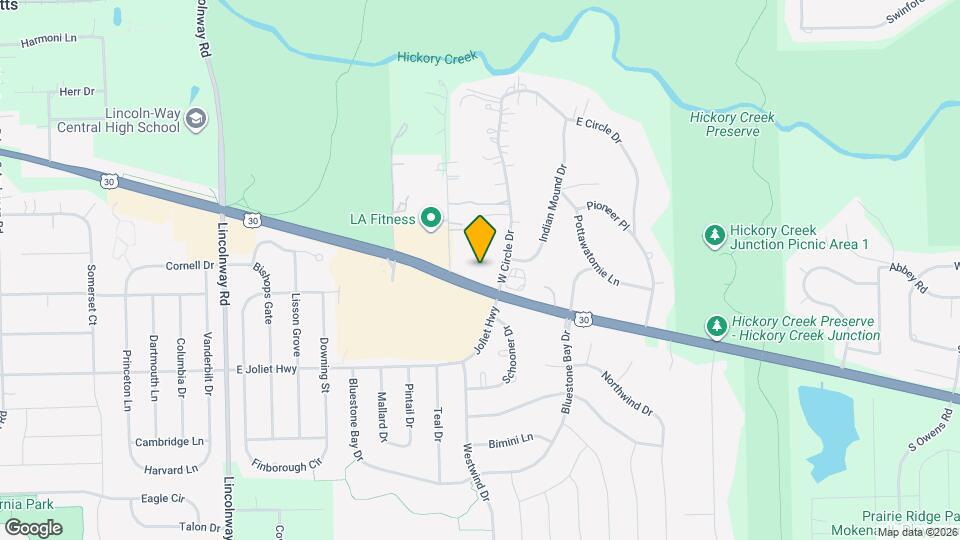 2571 E Lincoln Hwy Map and Location Details