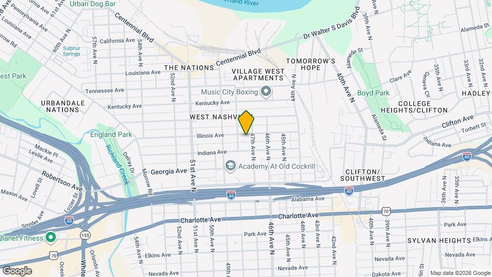 4705B Illinois Ave Map and Location Details