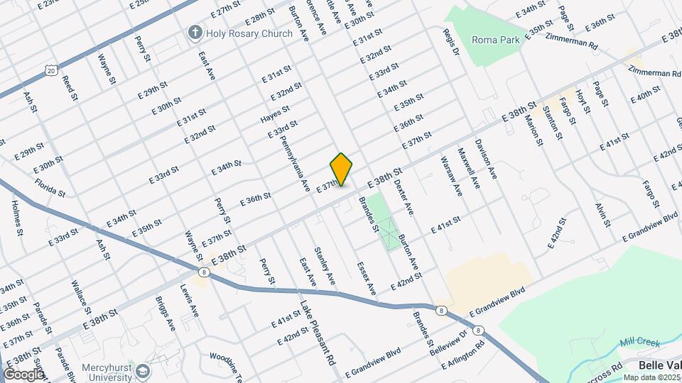 1144 E 38th St Map and Location Details