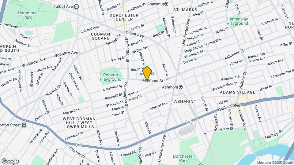 37 Ashmont St-Unit -1 Map and Location Details