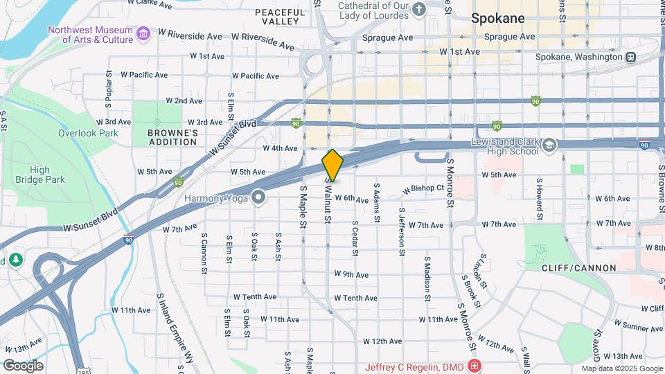 519 S Walnut St Map and Location Details